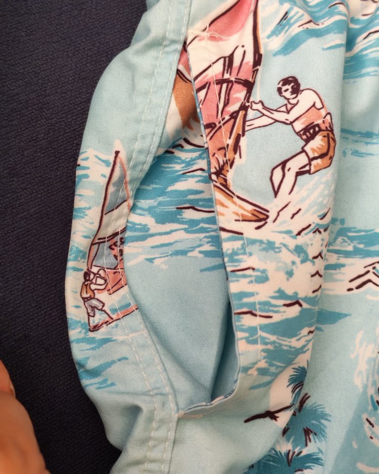 ayyıldız marka Mavi Baskılı Mini Erkek Deniz Şortu 14 yaş - Görsel 3