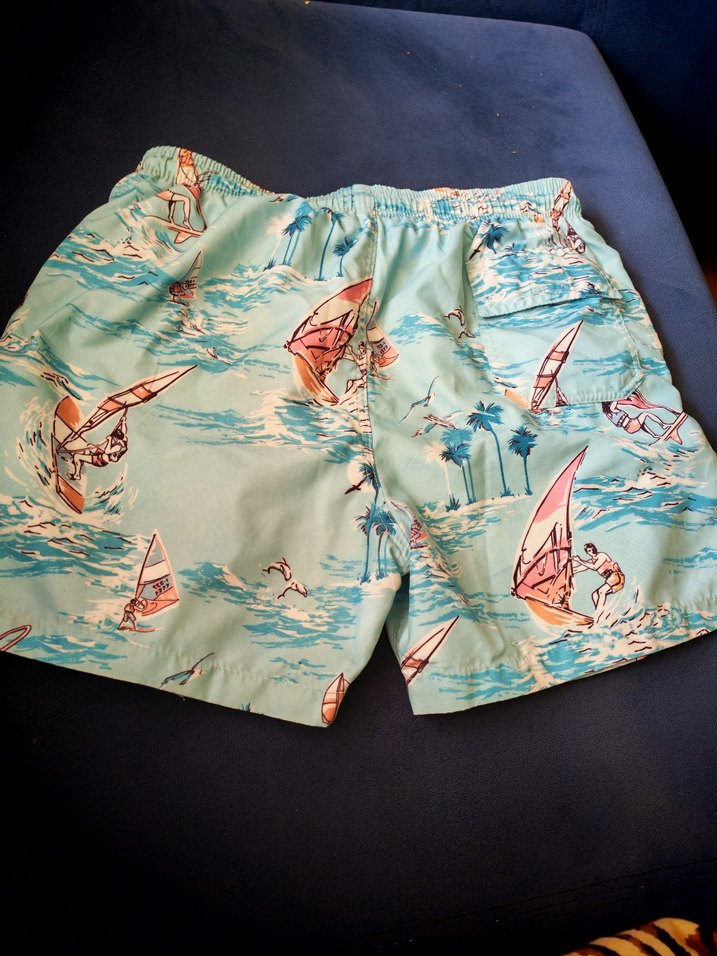 ayyıldız marka Mavi Baskılı Mini Erkek Deniz Şortu 14 yaş - Görsel 5