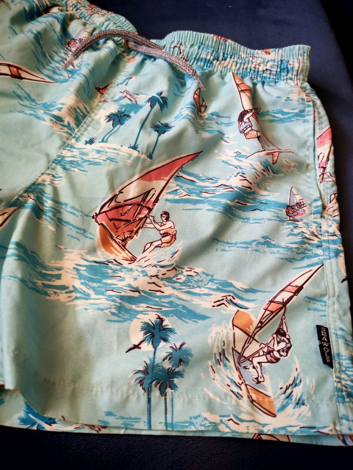 ayyıldız marka Mavi Baskılı Mini Erkek Deniz Şortu 14 yaş - Görsel 4