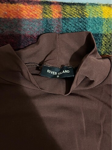 s Beden Kahverengi Crop Bluz