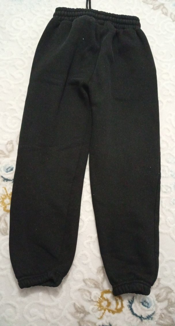 Siyah Rahat Kesim kız çocukEşofman Altı - Görsel 3