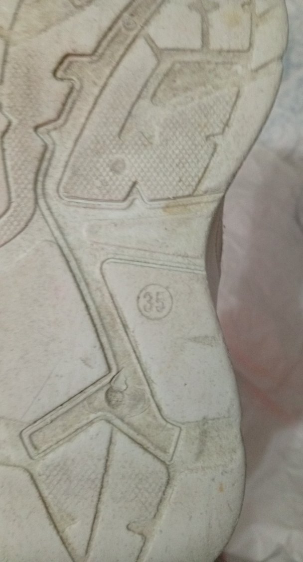 Kız Çocuk Beyaz Spor Ayakkabı Velcro - Görsel 4