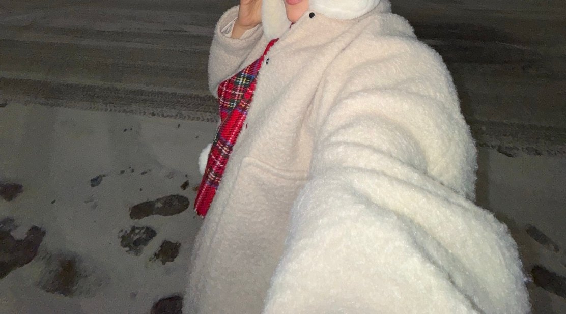 Mango Bej Kadın Peluş Bomber Ceket - Görsel 4