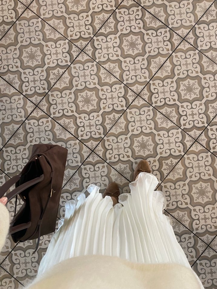 Kahverengi Süet Kadın Omuz Çantası - Görsel 2