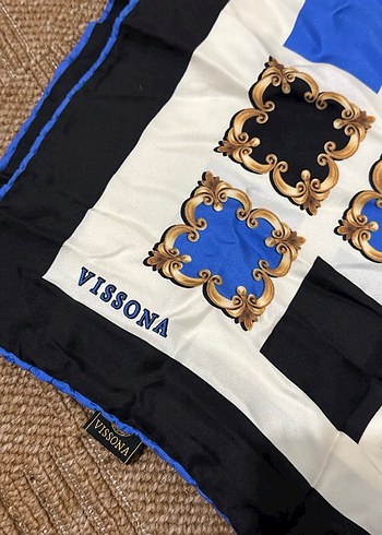 Vissona ipek eşarp - Görsel 2