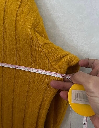 xl Beden altın Renk HM triko elbise