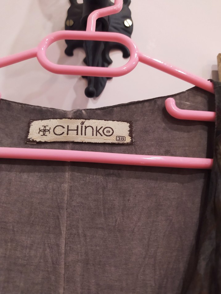 Çiçek Desenli Bohem Fransız elbise - Görsel 3