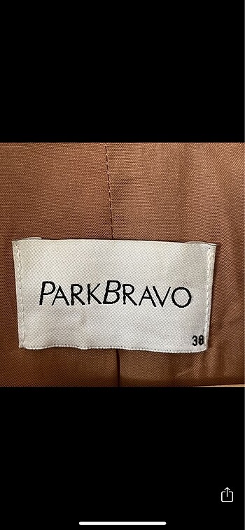 38 Beden Parkbravo Kaşe kaban