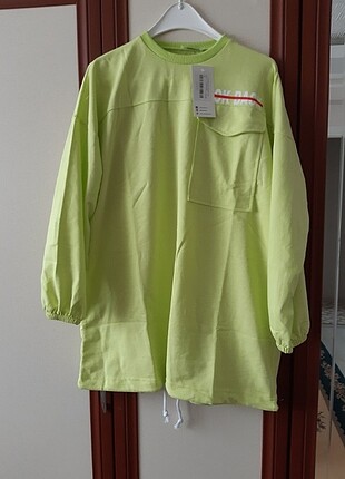 Neon yesili tunik