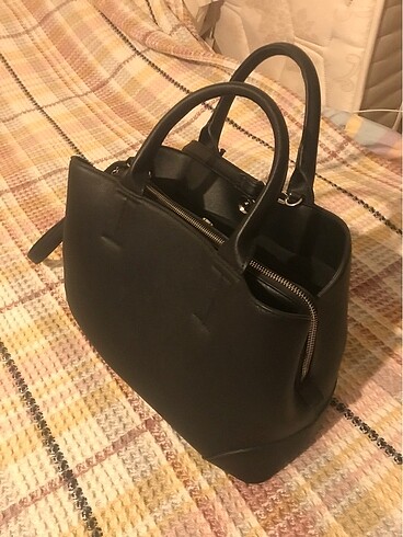 Stradivarius Siyah Tote Çanta