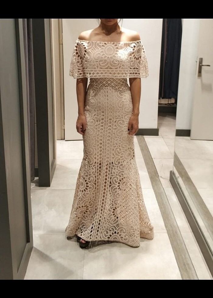 Abiye balık elbise - Görsel 3