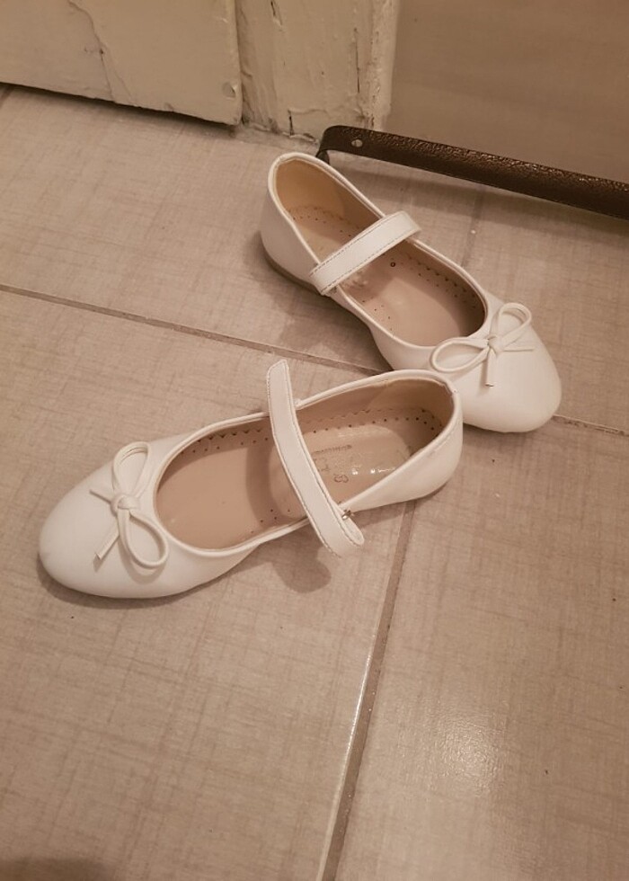 Fidati beyaz kız çocuk ayakkabı - Görsel 3