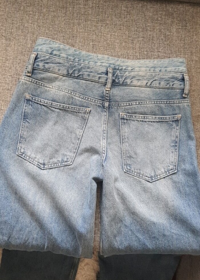 Jean. Çift kemer - Görsel 4