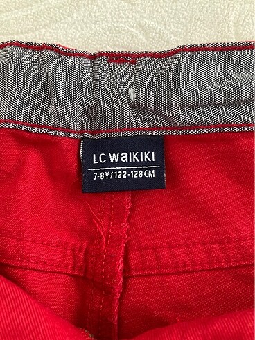 8 Yaş Beden kırmızı Renk LCW pantolon