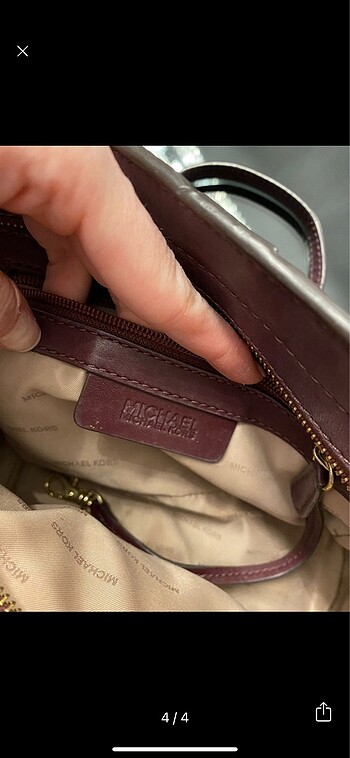 Beden bordo Renk Michael kors çanta