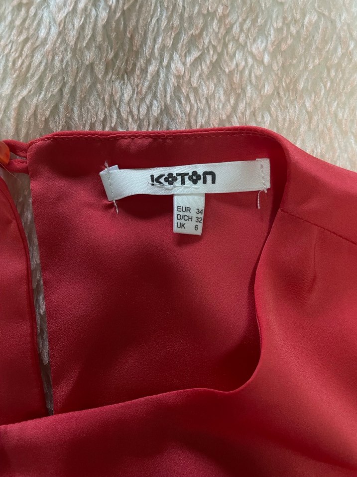 Saten Görünümlü Kahverengi elbise - Görsel 2