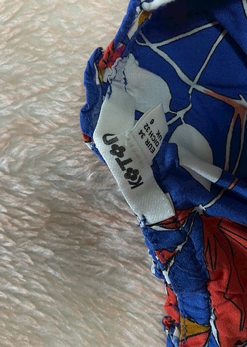 Renkli Bohem Uzun Askılı Elbise - Görsel 3