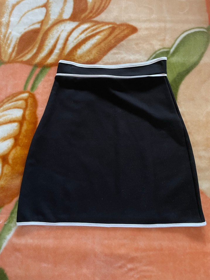 Siyah Mini Street Wear Etek - Görsel 2