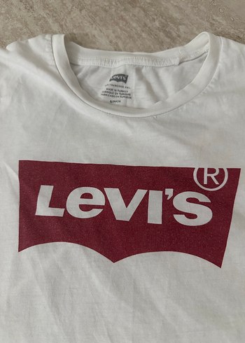 Levis Levi S Beyaz Bisiklet Yaka Tisort