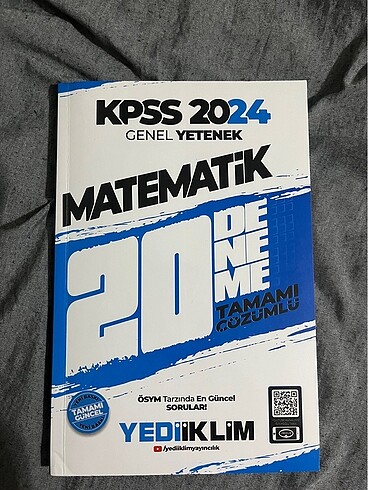 Yediiklim matematik 20li deneme
