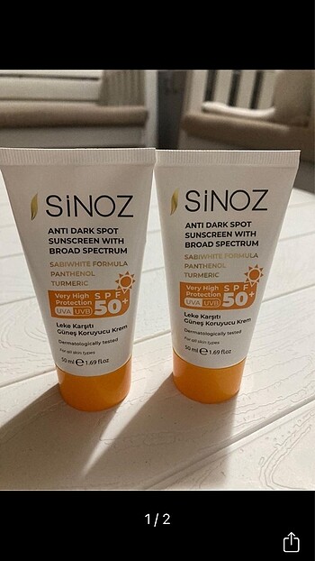 Sinoz güneş kremi