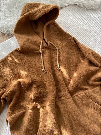 l Beden camel Renk Teddybear sweatshirt