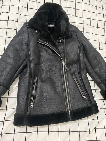 STRADIVARIUS KÜRKLÜ CEKET - Görsel 7