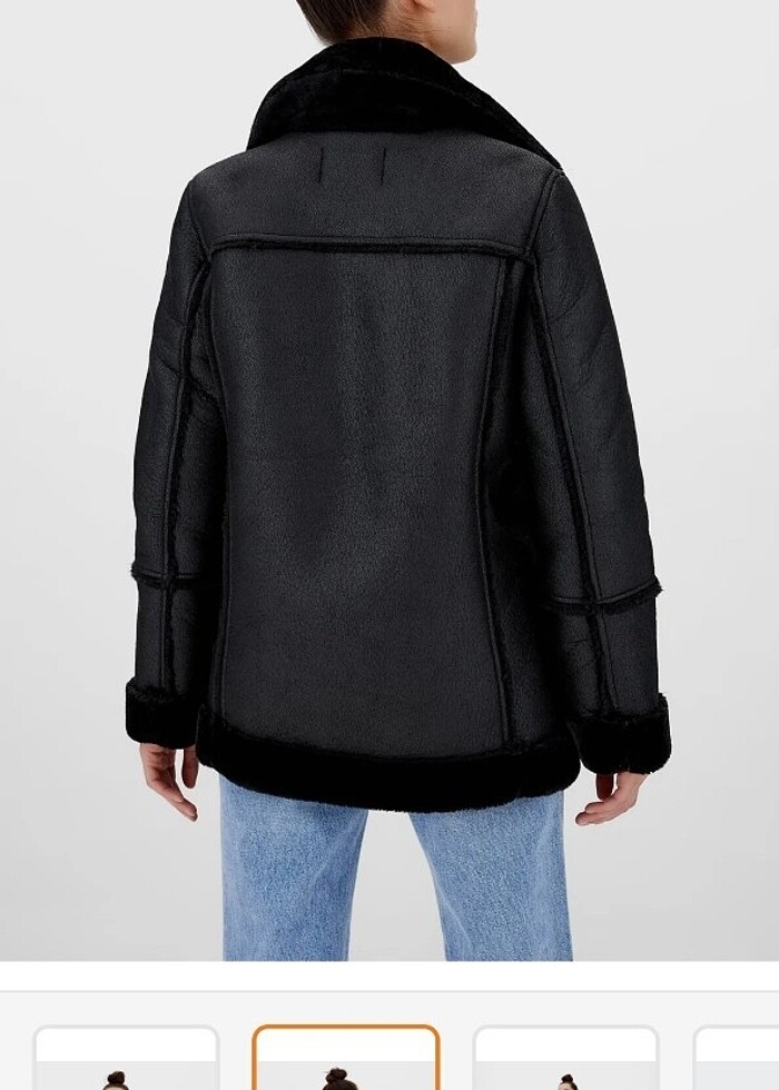 STRADIVARIUS KÜRKLÜ CEKET - Görsel 2