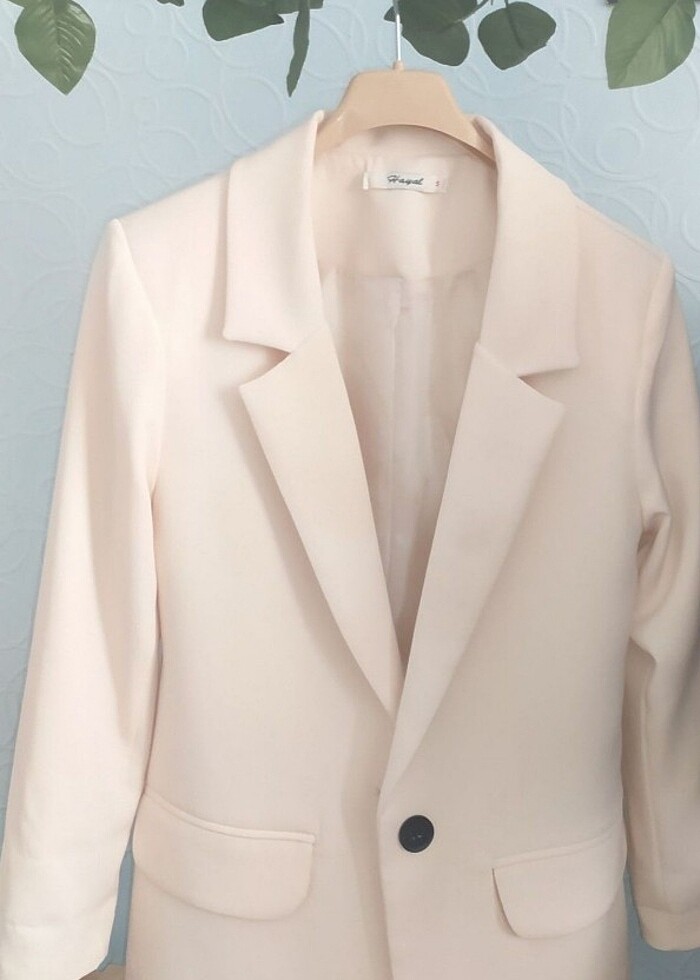 Bej Blazer Ceket  - Görsel 2