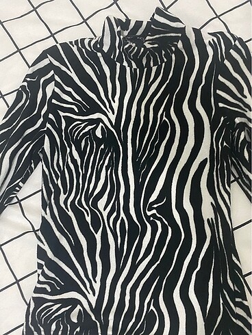 Zebra Desen Bluz - Görsel 2