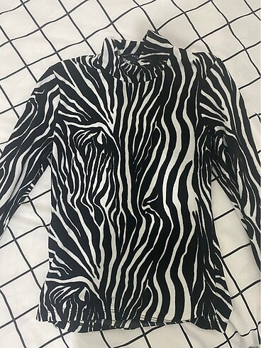 Zebra Desen Bluz - Görsel 3