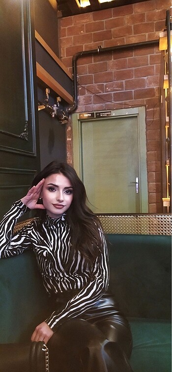 Zebra Desen Bluz - Görsel 4