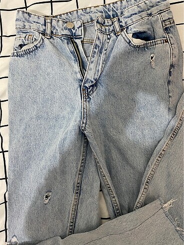 Mavi Mom Jean - Görsel 3