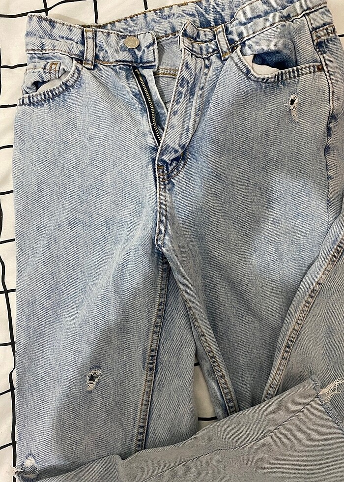 Mavi Mom Jean - Görsel 2