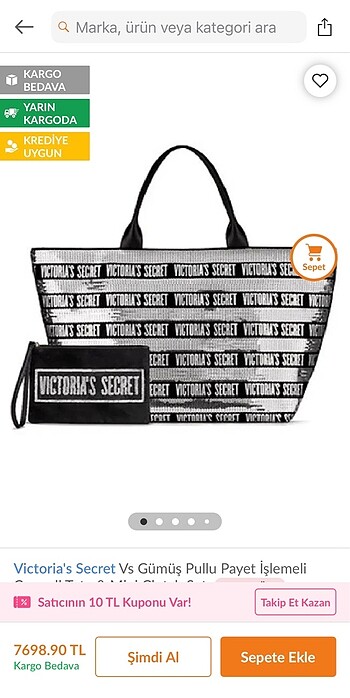 VİCTORİA?S SECRET ÇANTA