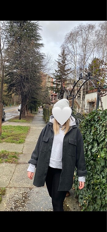 Koyu gri kaşe ince ceket