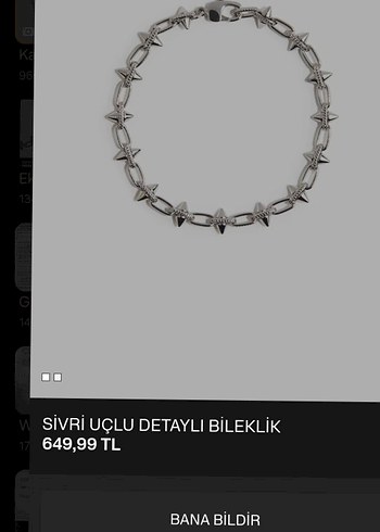 H&M Sivri Uçlu Detaylı Bileklik #h&m - Görsel 9