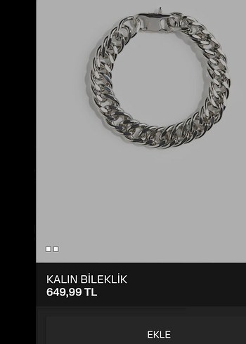 H&M H&M Erkek Bileklik Papağan kilitli