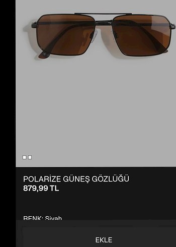 H&M Erkek Polarize Güneş Gözlüğü