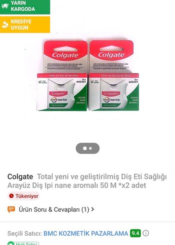 Colgate Diş İpi 2 ADET. Naneli #colgate - Görsel 4