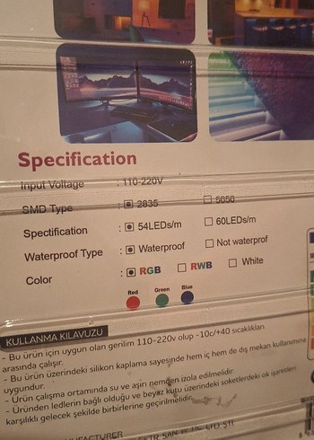 KUMANDALI ŞERİT LED . 5 METRE #şeritled - Görsel 3