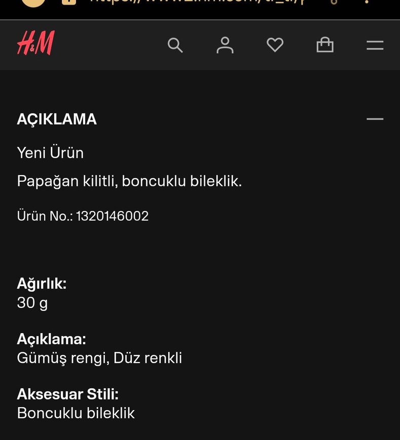 Erkek Bileklik H&M . #Bileklik #h&m - Görsel 3