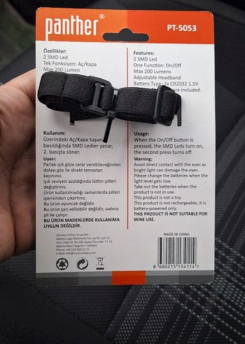 Panther Tilki Kafa Lambası PT-5053 - Görsel 6