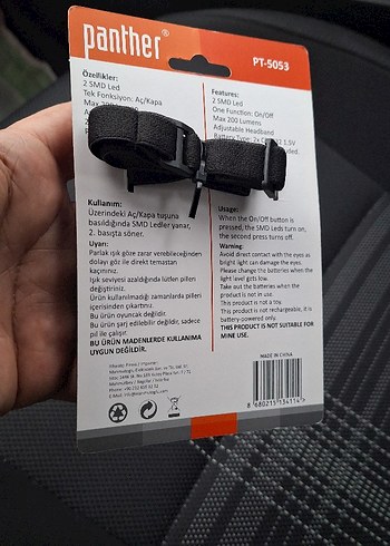 Panther Tilki Kafa Lambası PT-5053 - Görsel 5