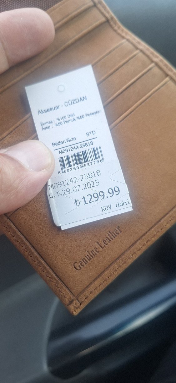 Erkek Deri Cüzdan Mavi jeans #MaviJeans - Görsel 5