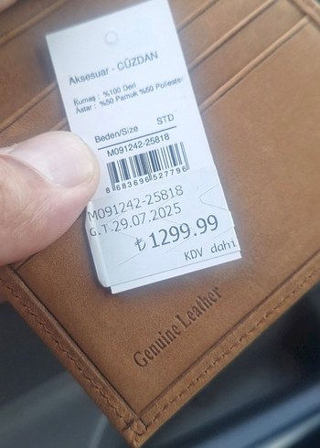 Erkek Deri Cüzdan Mavi jeans #MaviJeans - Görsel 5