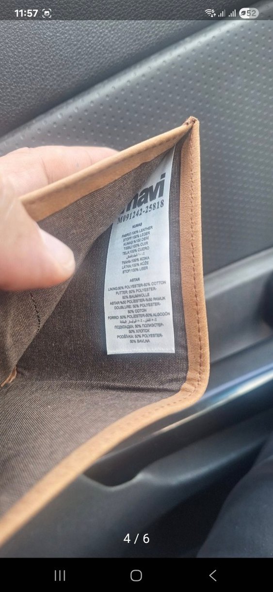 Erkek Deri Cüzdan Mavi jeans #MaviJeans - Görsel 4