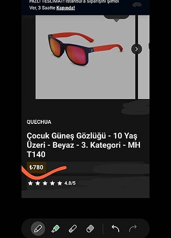 Çocuk Güneş Gözlüğü- 10 Yaş #QUECHUA - Görsel 11