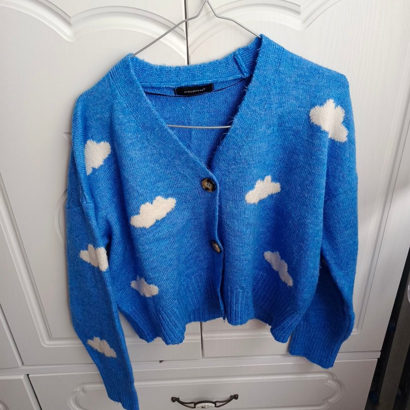 Pembe Düğmeli Kadın Triko Hırka - Görsel 2