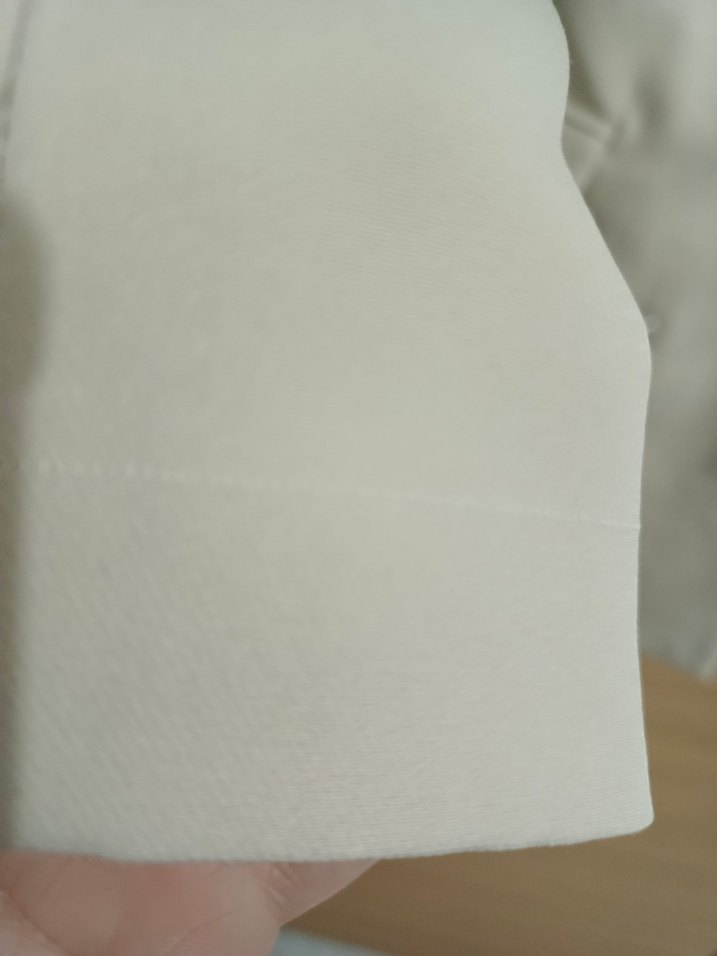 Kadın bej Düğmeli  Blazer Ceket - Görsel 3